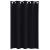 Perdele Opaque cu Inel 2 pcs Negru 175 x 140 cm Poliester GartenMobel Dekor