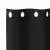 Perdele Opaque cu Inel 2 pcs Negru 175 x 140 cm Poliester GartenMobel Dekor