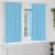 Perdele Opaque cu Inel 2 pcs Albastru deschis 175 x 140 cm GartenMobel Dekor