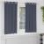 Perdele Opaque cu Inel 2 pcs Antracit 175 x 140 cm Poliester GartenMobel Dekor