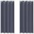 Perdele Opaque cu Inel 2 pcs Antracit 245 x 140 cm Poliester GartenMobel Dekor