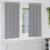 Perdele Opaque cu Inel 2 pcs Gri deschis 175 x 140 cm Poliester GartenMobel Dekor