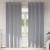 Perdele Opaque cu Inel 2 pcs Gri deschis 225 x 140 cm Poliester GartenMobel Dekor