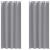Perdele Opaque cu Inel 2 pcs Gri deschis 245 x 140 cm Poliester GartenMobel Dekor
