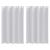 Perdele Opaque cu Inel 2 pcs Gri Deschis 175 x 140 cm Poliester GartenMobel Dekor