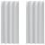 Perdele Opaque cu Inel 2 pcs Gri Deschis 245 x 140 cm Poliester GartenMobel Dekor