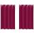 Perdele Opaque cu Inel 2 pcs Roșu Vin 175 x 140 cm Poliester GartenMobel Dekor