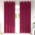 Perdele Opaque cu Inel 2 pcs Roșu Vin 245 x 140 cm Poliester GartenMobel Dekor