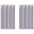 Perdele Opaque cu Inel 2 pcs Gri Metalic 175 x 140 cm Poliester GartenMobel Dekor