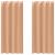 Perdele Opaque cu Inel 2 pcs Maro deschis 260 x 140 cm GartenMobel Dekor
