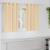 Perdele Opaque cu Inel 2 pcs Crem 140 x 140 cm Poliester GartenMobel Dekor