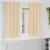 Perdele Opaque cu Inel 2 pcs Crem 175 x 140 cm Poliester GartenMobel Dekor
