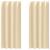Perdele Opaque cu Inel 2 pcs Crem 260 x 140 cm Poliester GartenMobel Dekor
