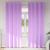 Perdele Opaque cu Inel 2 pcs Violet 260 x 140 cm Poliester GartenMobel Dekor