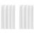 Perdele Opaque cu Inel 2 pcs Alb pur 175 x 140 cm Poliester GartenMobel Dekor