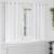 Perdele Opaque cu Inel 2 pcs Alb pur 175 x 140 cm Poliester GartenMobel Dekor