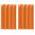 Perdele Opaque cu Inel 2 pcs Portocalie Aprinsă 175 x 140 cm GartenMobel Dekor
