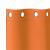 Perdele Opaque cu Inel 2 pcs Portocalie Aprinsă 260 x 140 cm GartenMobel Dekor