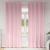 Perdele Opaque cu Inel 2 pcs Roz bebe 245 x 140 cm Poliester GartenMobel Dekor