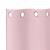 Perdele Opaque cu Inel 2 pcs Roz bebe 260 x 140 cm Poliester GartenMobel Dekor