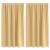 Perdele Opaque cu Inel 2 pcs Bej 140 x 140 cm Poliester GartenMobel Dekor
