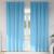 Perdele Opaque cu Inel 2 pcs Albastru deschis 245 x 140 cm GartenMobel Dekor