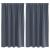 Perdele Opaque cu Inel 2 pcs Antracit 140 x 140 cm Poliester GartenMobel Dekor