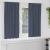 Perdele Opaque cu Inel 2 pcs Antracit 175 x 140 cm Poliester GartenMobel Dekor
