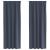 Perdele Opaque cu Inel 2 pcs Antracit 260 x 140 cm Poliester GartenMobel Dekor