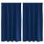 Perdele Opaque cu Inel 2 pcs Albastru închis 140 x 140 cm GartenMobel Dekor
