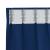 Perdele Opaque cu Inel 2 pcs Albastru închis 140 x 140 cm GartenMobel Dekor