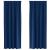 Perdele Opaque cu Inel 2 pcs Albastru închis 225 x 140 cm GartenMobel Dekor
