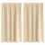 Perdele Opaque cu Inel 2 pcs Crem 140 x 140 cm Poliester GartenMobel Dekor