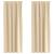 Perdele Opaque cu Inel 2 pcs Crem 245 x 140 cm Poliester GartenMobel Dekor
