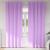 Perdele Opaque cu Inel 2 pcs Violet 245 x 140 cm Poliester GartenMobel Dekor
