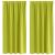 Perdele Opaque cu Inel 2 pcs Verde 175 x 140 cm Poliester GartenMobel Dekor