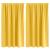 Perdele Opaque cu Inel 2 pcs Galben muștar 140 x 140 cm GartenMobel Dekor