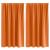 Perdele Opaque cu Inel 2 pcs Portocalie Aprinsă 140 x 140 cm GartenMobel Dekor