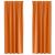 Perdele Opaque cu Inel 2 pcs Portocalie Aprinsă 260 x 140 cm GartenMobel Dekor