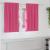 Perdele Opaque cu Inel 2 pcs Roz Aprins 140 x 140 cm Poliester GartenMobel Dekor