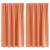 Perdele Opaque cu Inel 2 pcs Terracota 140 x 140 cm Poliester GartenMobel Dekor