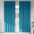 Perdele Opaque cu Inel 2 pcs Turcoaz 245 x 140 cm Poliester GartenMobel Dekor