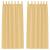 Perdele Opaque cu Inel 2 pcs Bej 260 x 140 cm Poliester GartenMobel Dekor