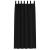 Perdele Opaque cu Inel 2 pcs Negru 245 x 140 cm Poliester GartenMobel Dekor