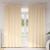 Perdele Opaque cu Inel 2 pcs Crem 225 x 140 cm Poliester GartenMobel Dekor