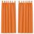 Perdele Opaque cu Inel 2 pcs Portocalie Aprinsă 225 x 140 cm GartenMobel Dekor
