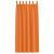 Perdele Opaque cu Inel 2 pcs Portocalie Aprinsă 225 x 140 cm GartenMobel Dekor