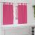 Perdele Opaque cu Inel 2 pcs Roz Aprins 140 x 140 cm Poliester GartenMobel Dekor