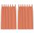 Perdele Opaque cu Inel 2 pcs Terracota 175 x 140 cm Poliester GartenMobel Dekor