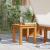 Masă laterală Ulei Natural 35 x 35 x 34 cm Lemn Solid de Acacia GartenMobel Dekor
